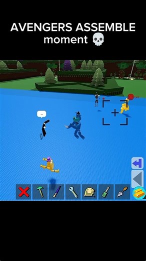 Avengers assemble moment in #babft #roblox