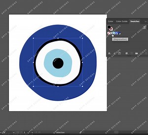 Greek Evil Eye Symbol SVG   PNG Graphic - Blue Evil Eye PNG - Transparent Digital Download File - Etsy