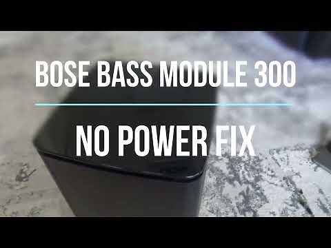 BOSE BASS MODULE 300 NO POWER FIX