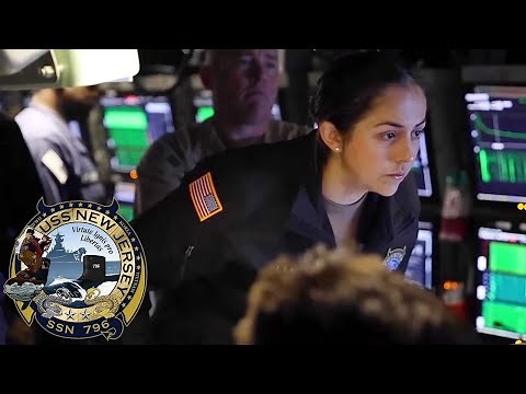 U.S. Navy. Virginia-class fast attack submarine USS New Jersey (SSN-796).