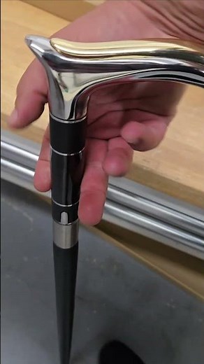 Sword Cane Opening the Blade for the First Time - Gil Hibbens Old West Custom Sword Cane