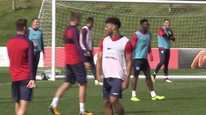 Oxlade-Chamberlain all smiles after Liverpool move