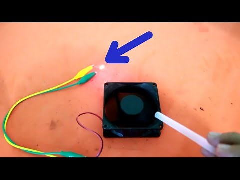 Mini Electric Generator from PC Fan