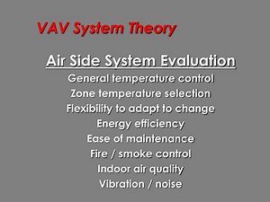 VAV System Theory - SlideServe