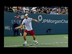 2017 US Open: Roddick's running backhand