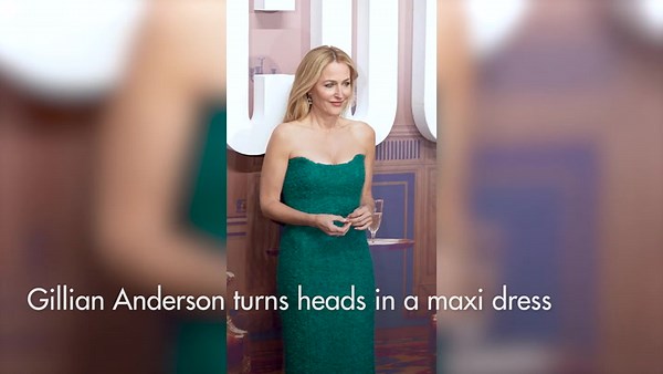 WATCH: Gillian Anderson, 57, turns heads with ageless look amid iconic runway moment