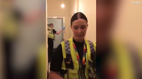 Police break down man's door after being called to his property