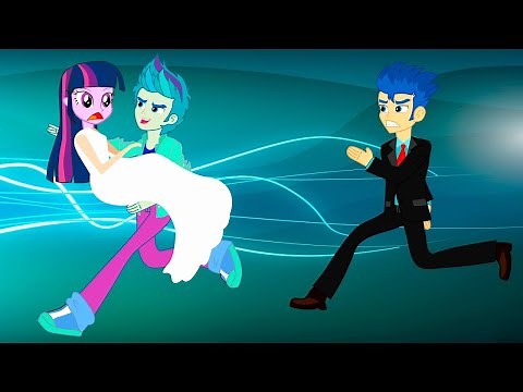 MY LITTLE PONY Equestria Girls 💗 Twilight And Flash Wedding Party Love Story!