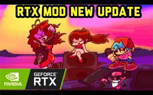 星期五之夜' RTX ON * NEW更新歌曲混音*-(FNF Mod 展示) 周五晚上维宾''UTAU