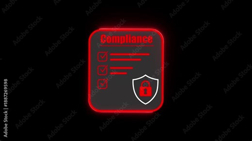 Compliance framework visualized: Checks and balances ensuring data security, policies and regulatory adherence in digital operations, corporate governance and risk management concept