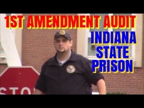 1st Amendment Audit, Indiana State Prison W/ Pink Camera Magic