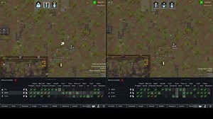 A sneak peak for multiplayer mod multi-faction, which means for the first time in history: Rimworld PvP!