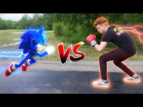 I FOUGHT SONIC THE HEDGEHOG IN REAL LIFE! *Who Won?*