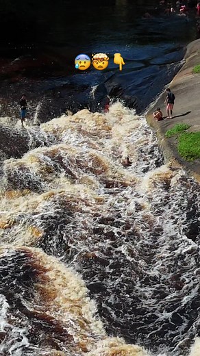 Urubuí Rapids in Presidente Figueiredo, Amazonas