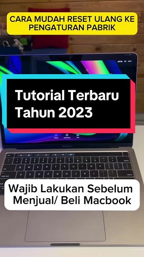 Terbaru!! Tutorial mudah reset data pabrik MacBook Pro M1 dan M2, bagikan ke teman-temanmu yg punya MacBook ya!!