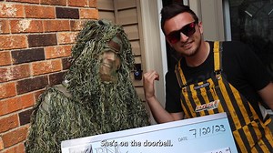 1K views · 33 reactions | Jill Beck won $500 just by answering her Ring door bell!  Congratulations to Jill for being selected as our BNC National Bank Yard Sign winner! A great day to be a Flock Member! Thanks for the support, Jill! | Bismarck Larks | Facebook