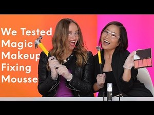 We Tried a Broken Makeup Fixing Mousse | Crash Test Beauties