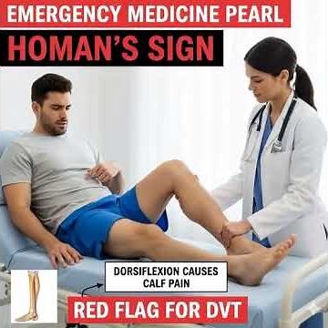 Don’t Ignore It! Calf Pain with Dorsiflexion Can Signal DVT (Homan's sign)