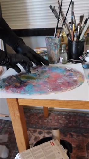 Palette stamp certificate of authenticity. | Kayla Carlile Art