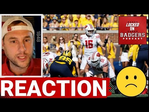 LIVE REACTION | Wisconsin Badgers OFFENSE falters in LOSS to Wolverines!