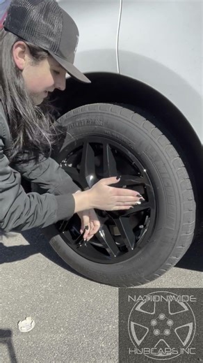 Installing 2021-2024 Ford Edge SEL 18" Wheel Skins Hub Caps Full Snap On Rim Covers