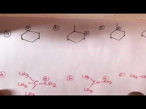 How to find out stability order of carbocations