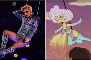 The Simpsons predicted Lady Gaga's super bowl halftime show in 2012