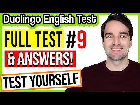 Duolingo English Test Practice #9 - FULL TEST & ANSWERS