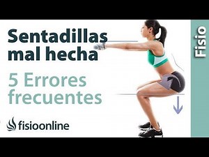 ¿Sentadilla correcta e incorrecta? 5 errores típicos al hacer sentadillas