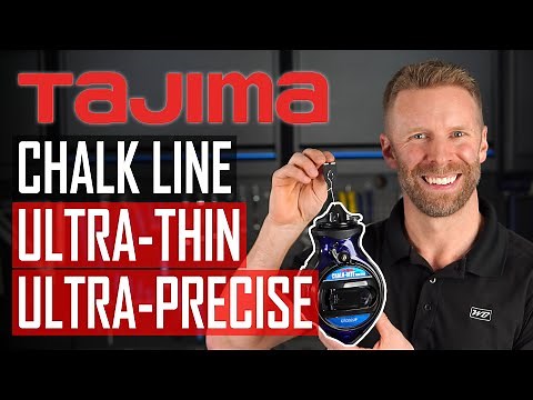 NEW Ultra Thin Jam-Free Tajima Chalk Line | Tool Review