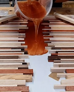 138K views · 280 reactions | Colorful Wooden Tray Creation with 9 Types of Wood | DIY & Crafts | Facebook