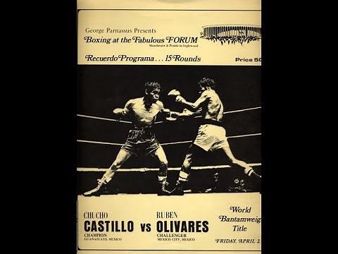 Chucho Castillo vs Ruben Olivares III April 2, 1971 Highlights