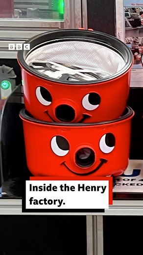 Henry's a vacuuming legend! They make thousands every week at Numatic International. Take a look inside the factory in Chard. | BBC Somerset