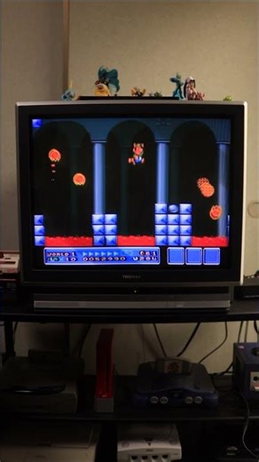 Super Mario Bros 3: World 1 Fort Secret Exit on CRT (SNES) #retrogaming #crt #supermarioworld