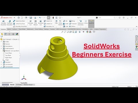 SolidWorks Exercise Tutorial | SolidWorks 3D Modeling Exercise #trending #solidworks