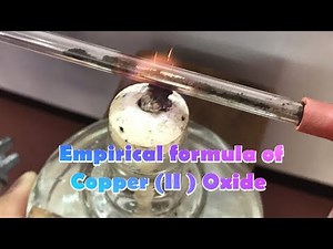 Empirical Formula of Copper (II) Oxide (KSSM New Syllabus) #cikgootube