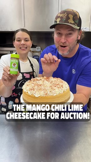 102K views · 928 reactions | We teamed up with Big Nita’s Cheesecakes to create a one-of-a-kind Mango Chili Lime Cheesecake! You can bid on this Dan-O-Myte masterpiece during the Kosair for Kids 11th Annual Pie Auction. Find the details down below! Auction runs 11/22 7:30 PM to 11/23 8 PM; local pickup only in Louisville on 11/24 at Kosair for Kids, no shipping. Find the link the auction in the comments! | Dan-O's Seasoning | Facebook