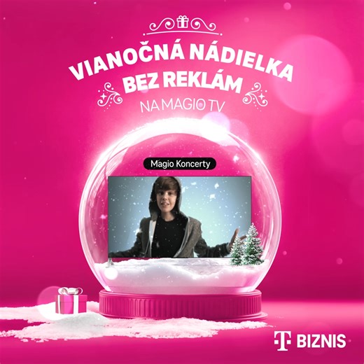 5.6K views · 36 reactions | Na Magio TV vás teraz čakajú zábavné komédie, skvelé koncerty svetového formátu či fitnes program s hviezdnym obsadením úplne zadarmo a bez reklám. Vychutnajte si nerušené Vianoce s blízkymi a sledujte všetko, čo vás baví. 朗 Viac na: https://bit.ly/Telekom-MagioTV | Telekom SK | Facebook