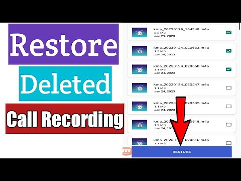 How To Restore Deleted Call Recording in Android Phone