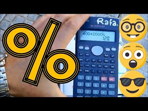 PORCENTAJE CON CALCULADORA CIENTÍFICA