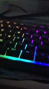 How to change colors on a Corsair k57 key board