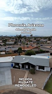 Newly Remodeled 4 Bedroom Home with a POOL now available in Phoenix, Arizona! This home has No HOA, an RV Gate, a Pebble-tech Pool, has been fully renovated and much more! DM me “ Phoenix Vaulted Ceilings” for more information! $1,000 Down Payment Options Available! Preferred Lender: Jason Smith | CrossCountry Mortgage Gabe Flores Real Estate Professional The Flores Team | A.Z. & Associates 📞 (602) 775-6161 📩 gabeflores@soldbytft.com Hablo Español 😁 #homeownership #homeowner #az #arizona #azr