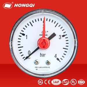 [Hot Item] 50mm Pressure Gauge with Black Painted Steel, Brass Socket