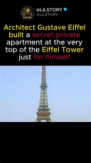 The Eiffel Tower's Secret Room 🗼 #history #shorts #paris