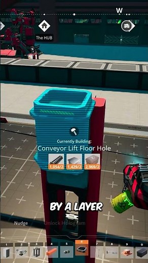 This BLUEPRINT Solves ALL your CONVEYOR Belt Problems in SATISFACTORY 1.0 #Satisfactory #shorts