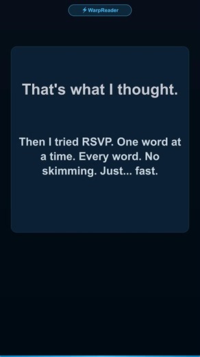 I thought speed reading was fake. I was wrong.