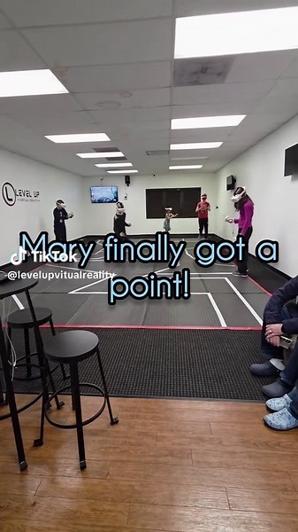 She got one! #excited #vr #FreeRoamVR #competition | virtual reality