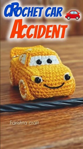 Crochet Amigurumi Car pattern 🚗💥 #crochet