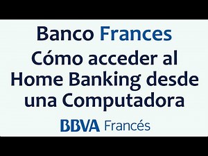 How to access Banco Francés Home Banking from a computer?