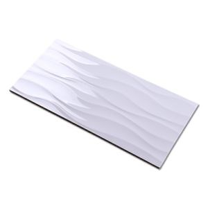 [Hot Item] 300 X 600 White Wavy Subway Tile Ceramic Wall Tile 12X24 Inch
